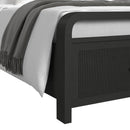 Ridgemont Storage Bed in Black with Grain - Michael's Discount Furniture