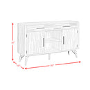 Rogen Rustic Buffet in Rustic White - Michael's Discount Furniture