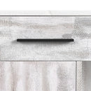 Rogen Rustic Bar Table with Ice Tray, USB and Power in Rustic White - Michael's Discount Furniture