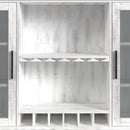 Rogen Rustic Buffet & Hutch with LED in Rustic White