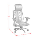 Rollins Gaming Chair with LED and Speaker in Black and Red - 3A Packing - Michael's Discount Furniture