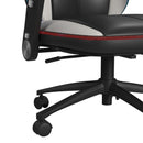 Rollins Gaming Chair with LED and Speaker in Black and Khaki - 3A Packing - Michael's Discount Furniture