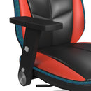 Rollins Gaming Chair with LED and Speaker in Black and Red - 3A Packing - Michael's Discount Furniture