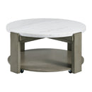 Rosamel Round Coffee Table in Ash Brown - Michael's Discount Furniture