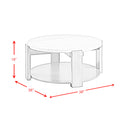 Rosamel Round Coffee Table in Ash Brown - Michael's Discount Furniture