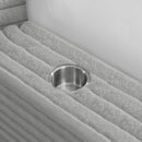 Rosebery UPH Bed with 2 Pillows in Light Grey Corduroy - Michael's Discount Furniture