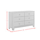 Sami Youth 6-Drawer Dresser - Michael's Discount Furniture