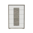 San Matteo 5-Drawer Chest in Dual Tone - Michael's Discount Furniture
