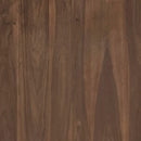 Santa Barbara Kitchen Island & 2 Counter Stools with Dark Grey Fabric in Walnut - Michael's Discount Furniture