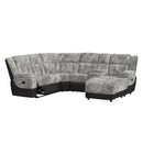 Santorini Armless Chair in Dillon/Shire Grey - Michael's Discount Furniture