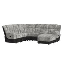 Santorini Armless Chair in Dillon/Shire Grey - Michael's Discount Furniture