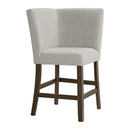 Seneca Counter Height Dining Set in Brown-Table and Four Chairs - Michael's Discount Furniture