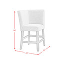 Seneca Counter Height Dining Set in Brown-Table and Four Chairs - Michael's Discount Furniture