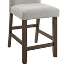 Seneca Counter Height Dining Set in Brown-Table and Four Chairs - Michael's Discount Furniture
