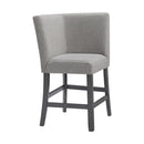 Seneca Counter 3PC Corner Bench Grey Fabric in Grey - Michael's Discount Furniture