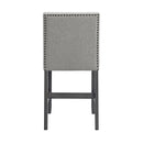 Seneca Counter Side Chair with Grey Fabric in Grey (2 Per Carton) - Michael's Discount Furniture