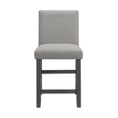 Seneca Counter Side Chair with Grey Fabric in Grey (2 Per Carton) - Michael's Discount Furniture