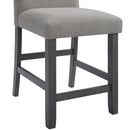 Seneca Counter Height Dining Set in Brown-Table and Four Chairs - Michael's Discount Furniture