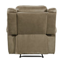 Sorrento Glider Recliner in T101 Brown - Michael's Discount Furniture