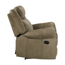 Sorrento Glider Recliner in T101 Brown - Michael's Discount Furniture