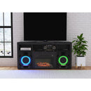 St. Cloud Fireplace with Sound System in Black - Michael's Discount Furniture