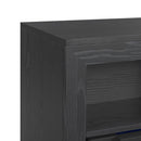 St. Cloud Fireplace with Sound System in Black - Michael's Discount Furniture