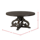 Stone Round 7PC Dining Set-Round Table & 6 Chairs