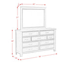Sullivan Dresser & Mirror Set in Drift Grey - Michael's Discount Furniture