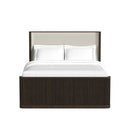 Sylvie UPH Bed with White Fabric - Michael's Discount Furniture