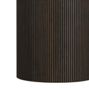 Sylvie 5PC Standard Height Dining Set in Dark Brown-Round Table and Four Chairs - Michael's Discount Furniture
