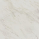 Sylvie Round Dining Table with White Faux Marble Top in Dark Brown - Michael's Discount Furniture