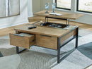 Montia Lift-Top Coffee Table - Michael's Discount Furniture