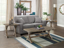 Finn 3PC Accent Trestle Table Set-Coffee Table & Two End Tables - Michael's Discount Furniture