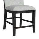Transcend Counter Height Dining Set in Charcoal-Table and Four Chairs - Michael's Discount Furniture