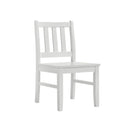 Travis Youth 5PC Dining Set with Table and 4 Chairs in White