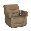 Trifecta P3 Recliner W/Heat Massage, √Ç zero gravity, memory foam in Sefi Puppy - Michael's Discount Furniture