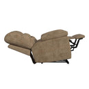 Trifecta P3 Recliner W/Heat Massage, √Ç zero gravity, memory foam in Sefi Puppy - Michael's Discount Furniture