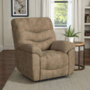 Trifecta P3 Recliner W/Heat Massage, √Ç zero gravity, memory foam in Sefi Puppy - Michael's Discount Furniture
