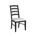 Tulane 6PC Dining Set with Table, 4 Chairs, and Bench in Oak and Black - Michael's Discount Furniture