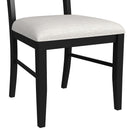 Tulane 6PC Dining Set with Table, 4 Chairs, and Bench in Oak and Black - Michael's Discount Furniture