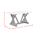 Tuscany 70" Marble Counter Height Dining Table - Michael's Discount Furniture