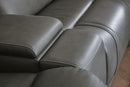 5Z - Pittson Power Reclining Sectional Loveseat with Console - Michael's Discount Furniture