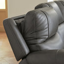 5Z - Pittson Power Reclining Sectional Loveseat with Console - Michael's Discount Furniture