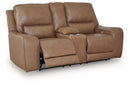 DeepWakes Power Reclining Loveseat with Console