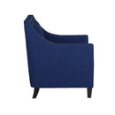 Erica 497 Chair W/Chrome Nails Heirloom Blue (ISTA 3) - Michael's Discount Furniture