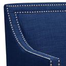 Erica 497 Chair W/Chrome Nails Heirloom Blue (ISTA 3) - Michael's Discount Furniture