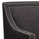 Erica 497 Chair W/Chrome Nails Heirloom Charcoal (ISTA 3) - Michael's Discount Furniture