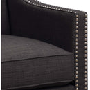 Erica 497 Chair W/Chrome Nails Heirloom Charcoal (ISTA 3) - Michael's Discount Furniture