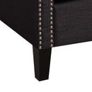 Erica 497 Chair W/Chrome Nails Heirloom Charcoal (ISTA 3) - Michael's Discount Furniture