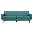 Hadley 4480 Sofa Heirloom Teal w/No Pillow - Michael's Discount Furniture
